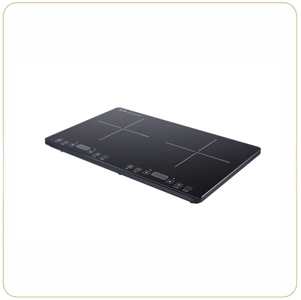 LITTLE BALANCE 8858 Little Induction Duo, Plaque de cuisson induction 2 feux, Plaque de cuisson portable, Cuisson rapide, Thermostat réglable 10 niveaux de température, Jusqu'à 240°C, 3500W, Noir