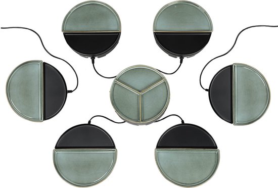 Bourgini Chef's Dinner Party Gourmetstel - Glazed Grey - 6 Personen - Bakplaat - PFAS-vrij - Vaatwasserbestendig — afbeelding 2