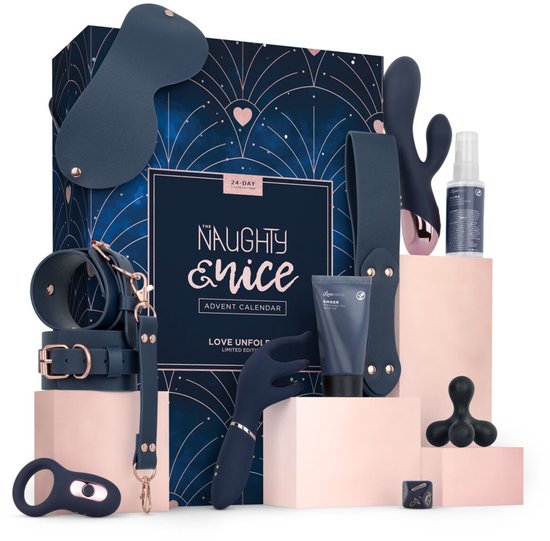 Foto: Easytoys x loveboxxx 2025 adventkalender naughty nice advent calendar adventkalender volwassenen cadeau cadeau man cadeau vrouw giftset beauty adventskalenders kerst kerstcadeau adventskalender 2025 inhoud t w v 500 