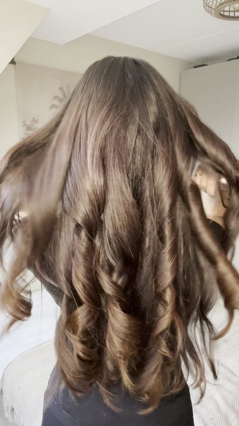 Golden Goods® Airstyler - Fohnborstel - Multistyler - Krulborstel tot 110ºC - Krultang 5-in-1 - Hairwrap Föhn met 5 opzetstukken - 1000W Haardroger Styler - Incl. Hittebestendige Handschoen