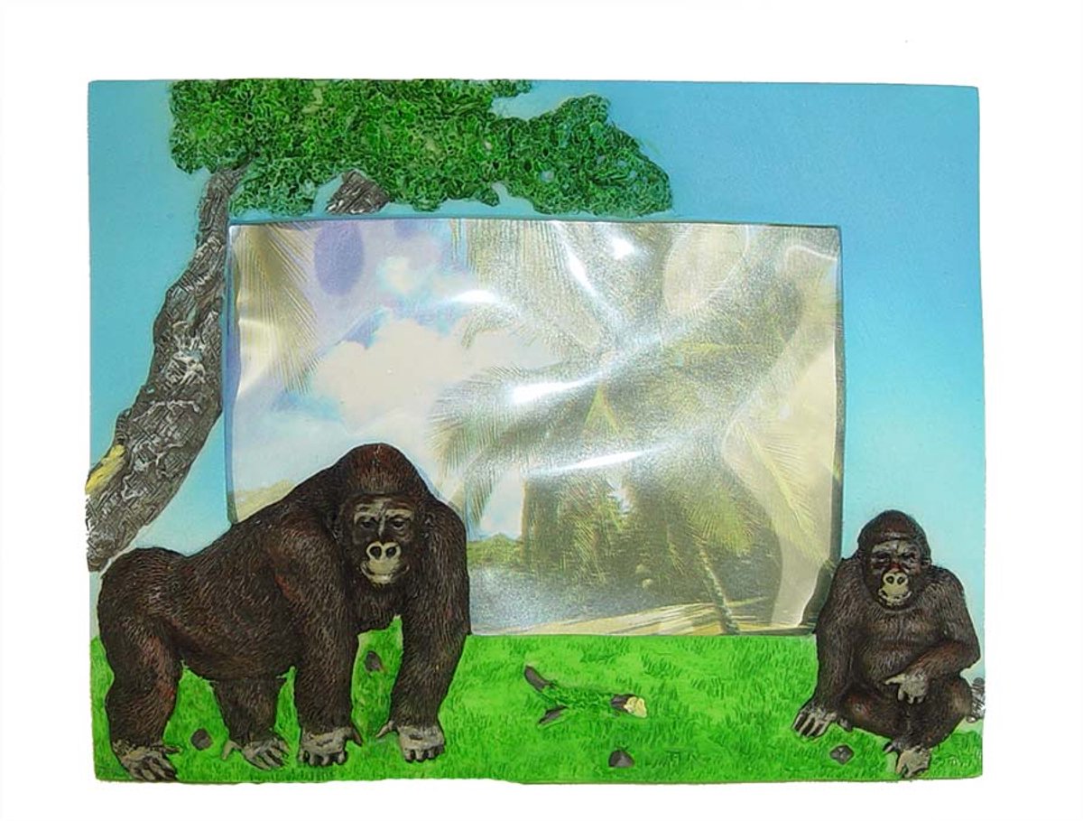 PIA Soft Toys - Gorilla fotokader - 17 cm