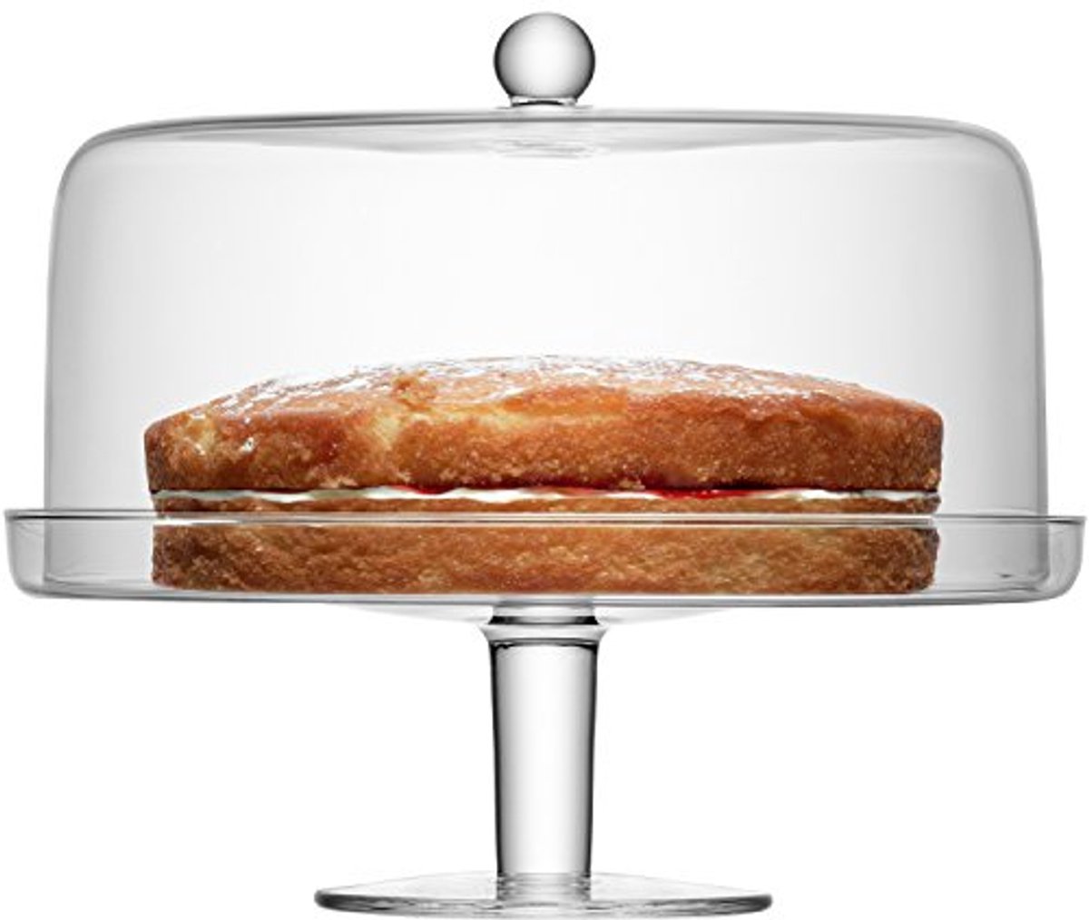 Glazen Cake Standaard 33 cm - Handgemaakt en Uniek