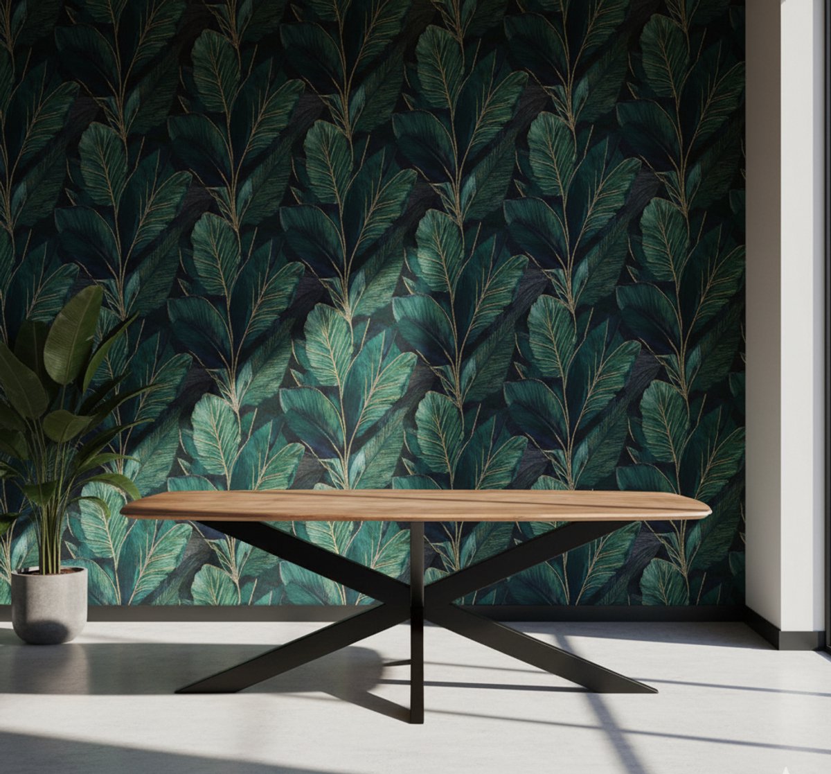 Eettafel Deens Ovaal 160x100 cm - 160x100 cm - Zwart - 160x100 cm – Mangohout Espresso - M