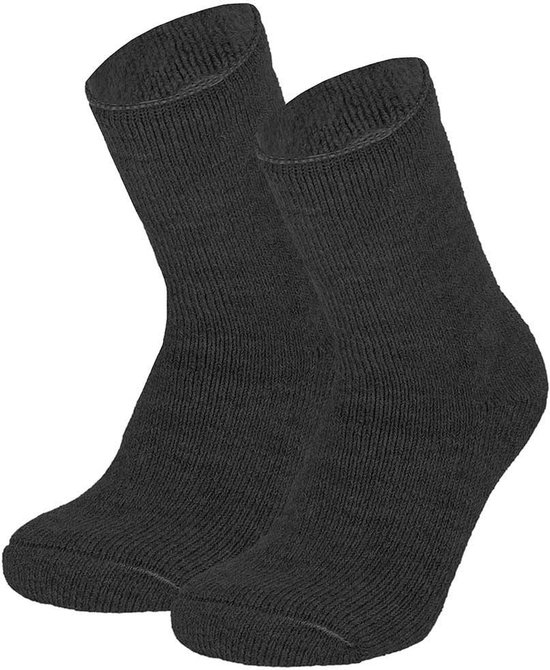 Heatkeeper - Kinder - Thermo Sokken - Antraciet - One Size - Maat 31-35