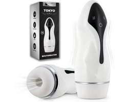 Intimate Desires® Tokyo - Masturbator voor man - Pocket Pussy - Verwarmd - Tril- & Zuigfunctie - Automatische Masturbator - Sex Toys voor mannen - Oplaadbaar