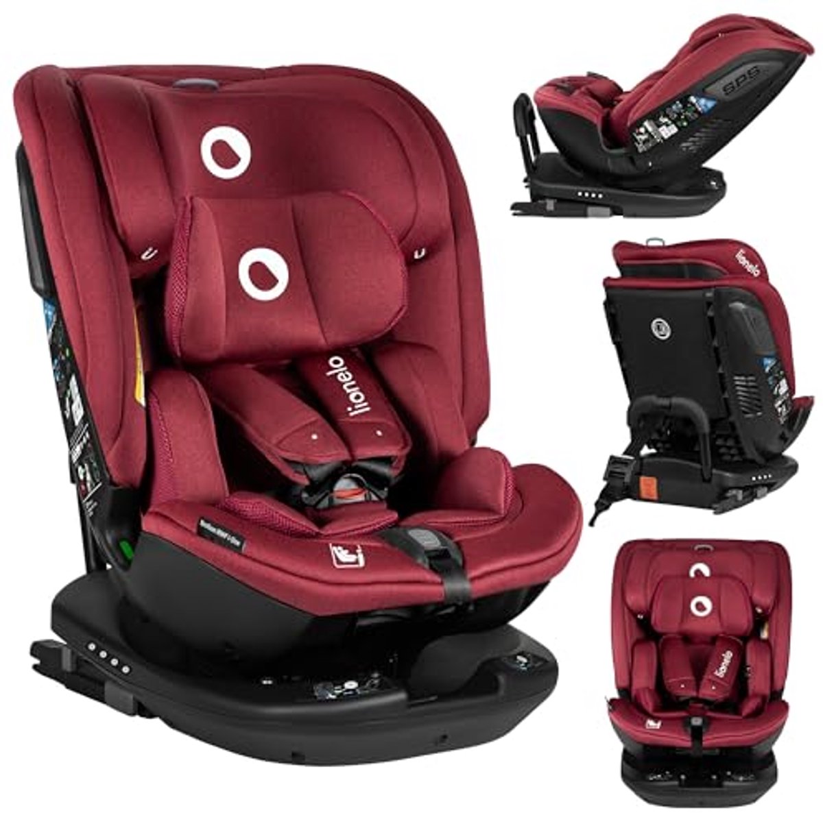 Image of 360° Draaibaar Autostoel voor Kinderen met ISOFIX – i-Size R129 (40-150 cm)
