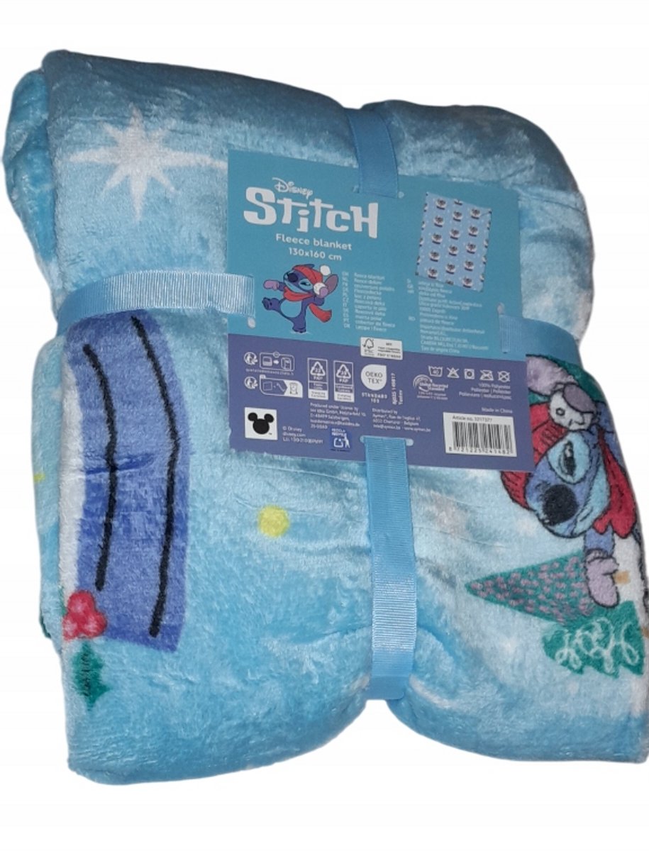 Lilo en Stitch fleece plaid, fleece deken lilo en stitch, Deken, plaid, Lilo en Stitch
