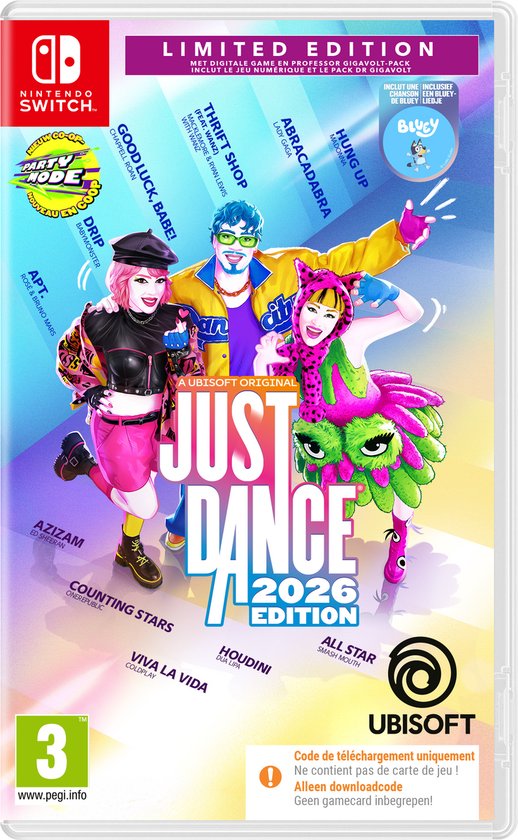 Just Dance 2026 Limited Edition - Nintendo Switch - Code in a box