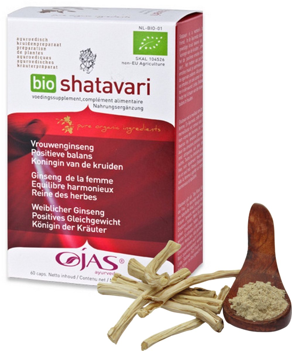 Shatavari van Ojas – Ayurvedisch Kruidsupplement voor Vrouwen