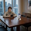 Clementoni Star Wars R2-D2 Robot Interactif à Construire – Kit 80+ Pièces Dès 8 Ans Avec LED, Sons Officiels Et Appli Programmable