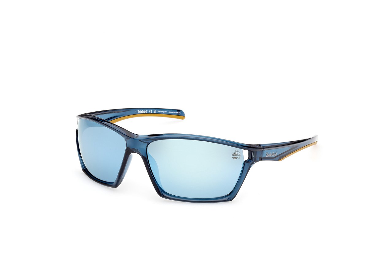 Timberland Tb00055 Gepolariseerde Zonnebril Blauw Smoke/CAT3 Man