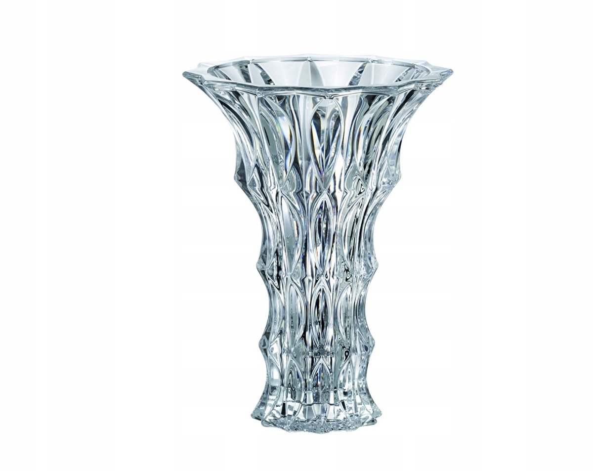 Bohemian Kristallen Vaas 30,5 cm - Elegant in Uniek Interieurdecor