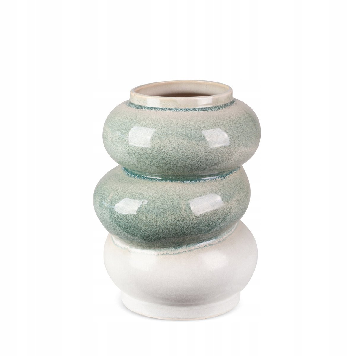 Decoratieve Vaas Liana 21x19x26 cm Crème Keramiek