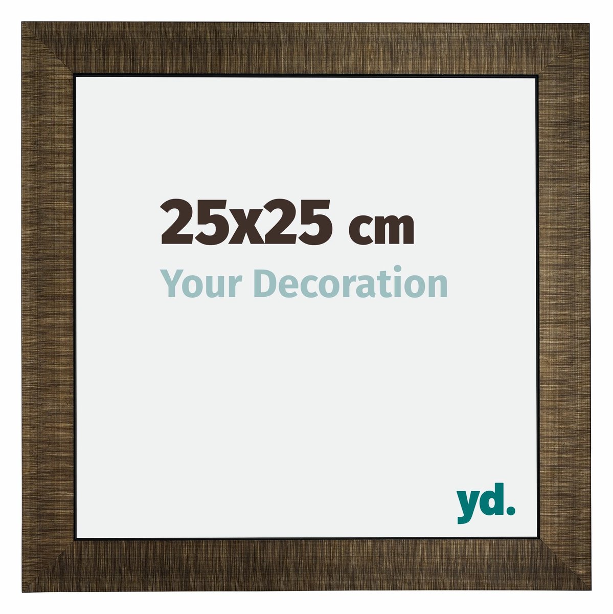 Your Decoration - Fotolijst 25x25 cm - Hout - Champagne Geborsteld - Leeds