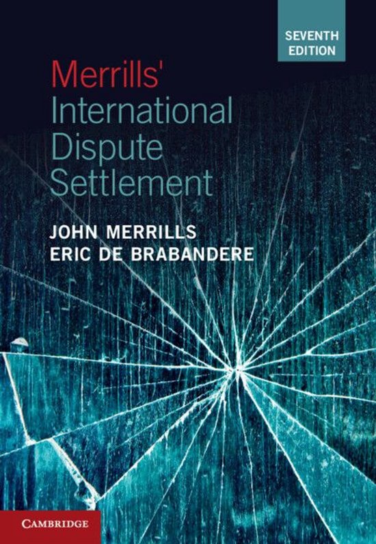 Merrills' International Dispute Settlement - cover
