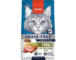 Wanpy - Kattenvoer - Droogvoer - Tonijn - Gezond gewicht - 500 gram - Graanvrij