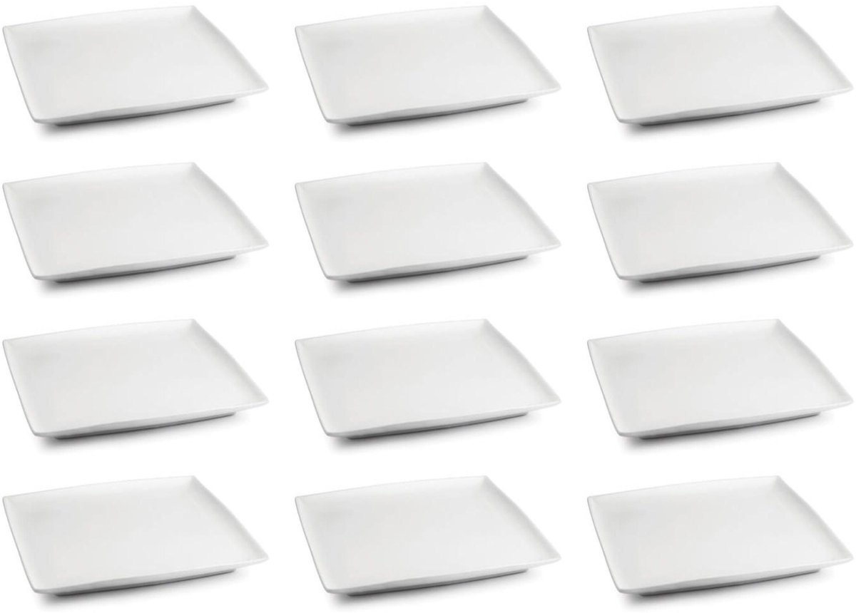 BonBistro Squito Bord Plat 10x10cm set van 12