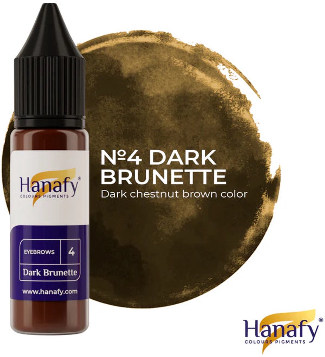 Hanafy Eyebrow Pigment No.4 – Dark Brunette