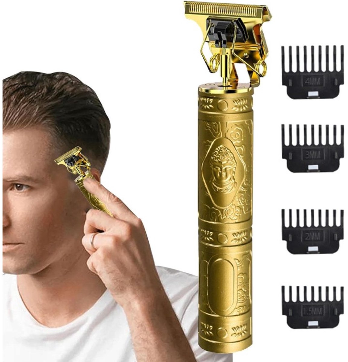 Buddha Draadloze Haar- en Baardtrimmer