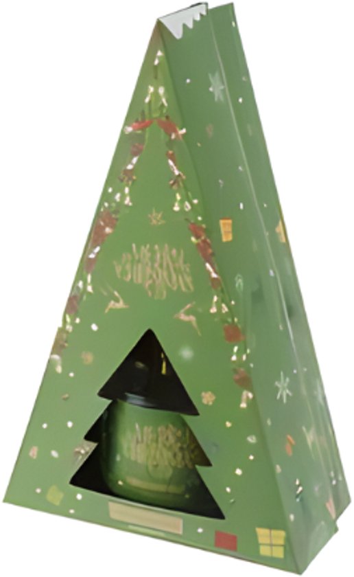 Kerst Geurstokjes Cadeauset - Christmas Tree | Kerstboom - Geurdiffuser 100ml - Aroma di Rogito