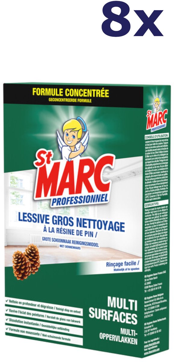 8x Multireinger St Marc professioneel Dennenhars poeder 1kg