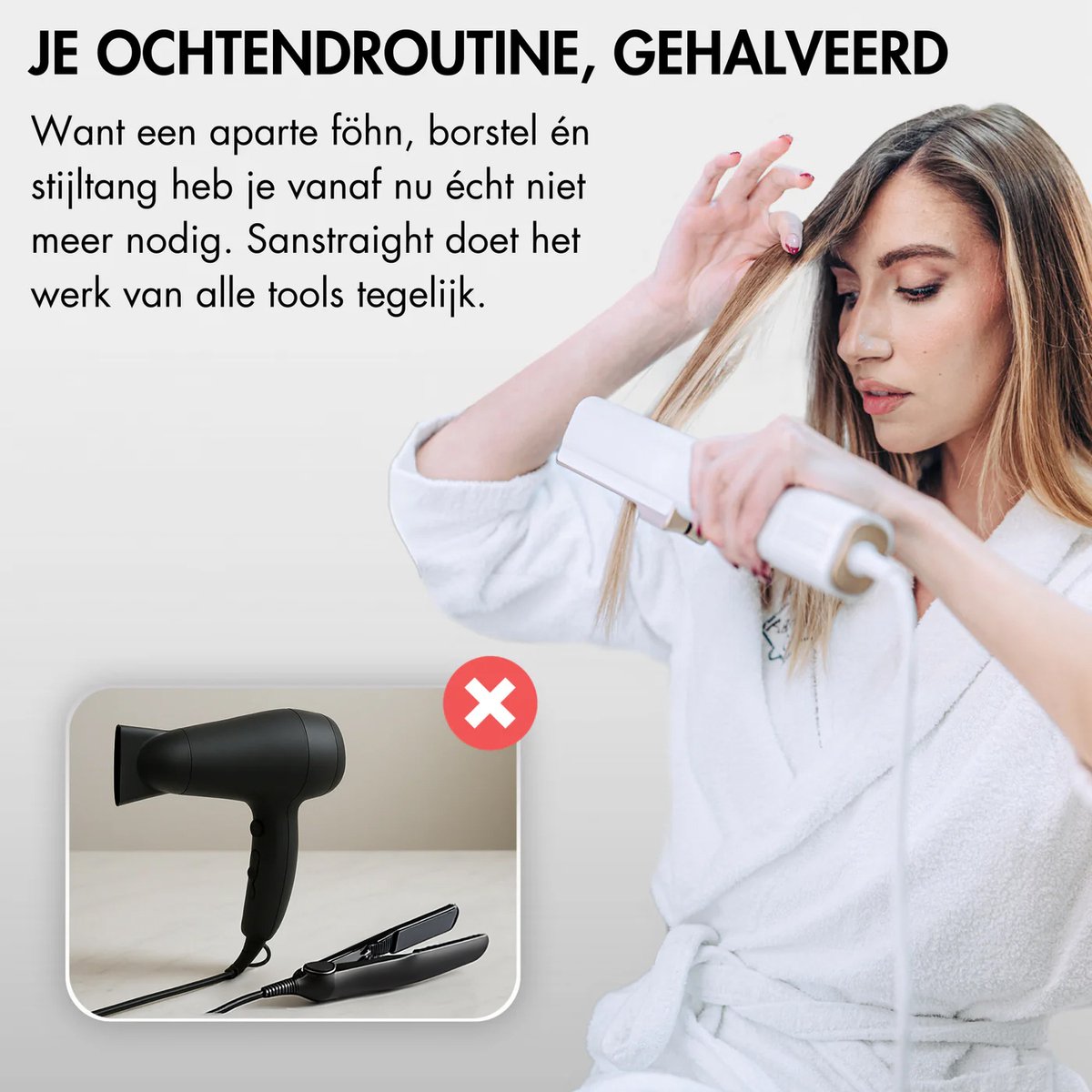 Sansbeauté Sanstraight Stijltang - afbeelding 2