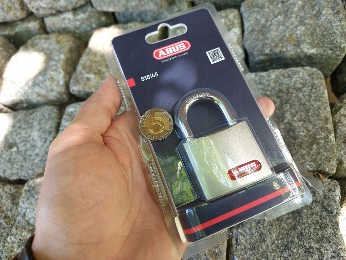 Abus stalen beugelslot 818/45 - 7 mm beugel, 3 sleutels