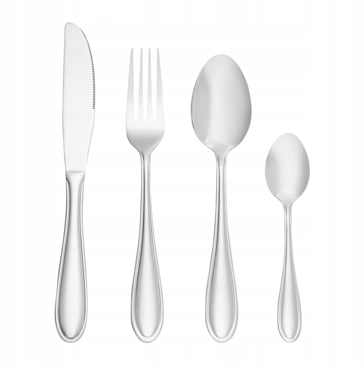 Stilo Bestekset 24 Delen - Elegante RVS, 6 Personen