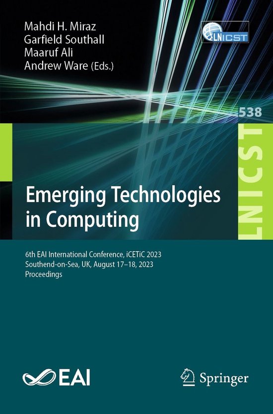 Springer Nature Proceedings Computer Science - Emerging Tech ... - cover