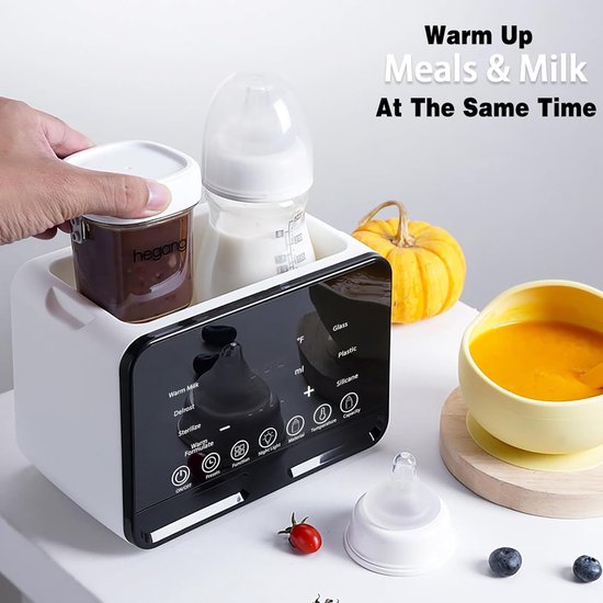 Flessenwarmer - 2 flessen - 10-in-1 functies - 48u constante temperatuur van Merkloos — afbeelding 3
