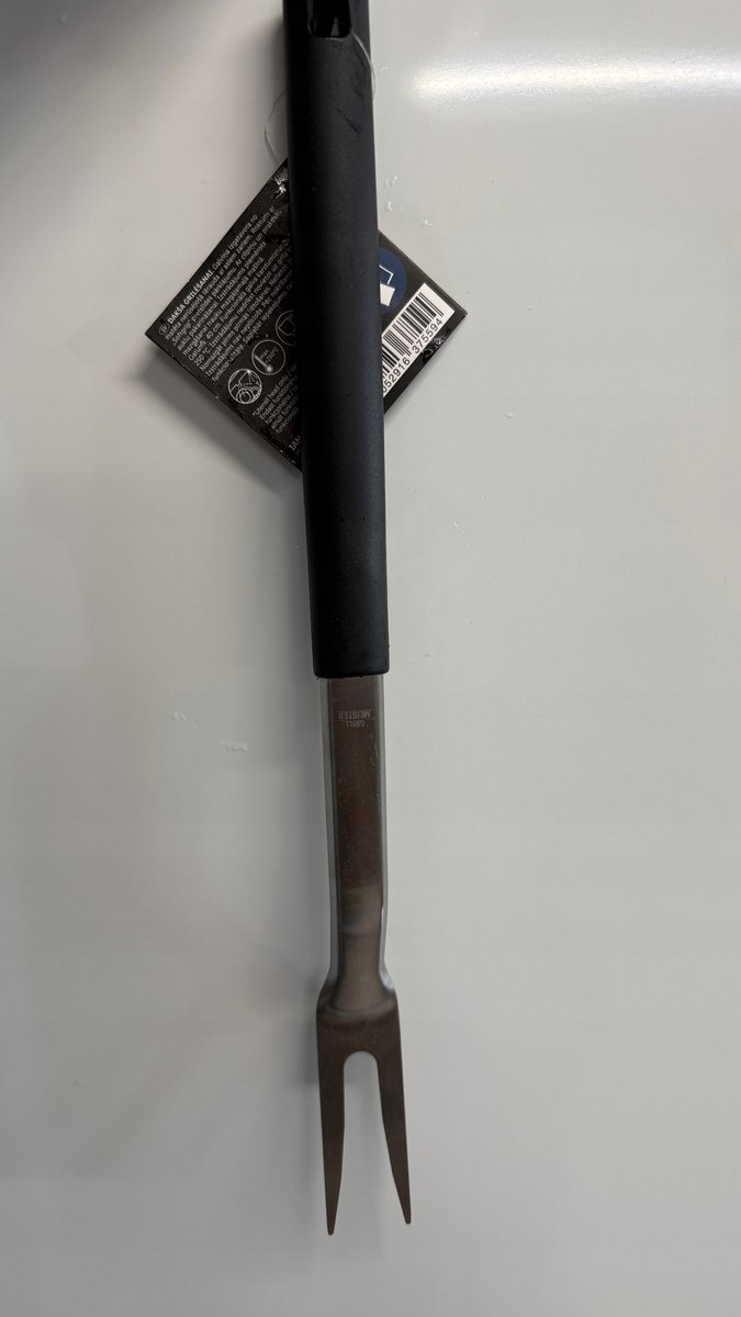 RVS Grillvork 40cm met Softgrip - Duurzaam en Praktisch