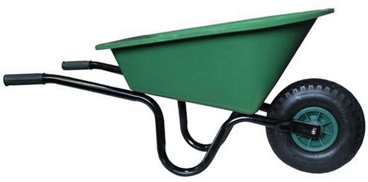 MM Eurotool Kinderkruiwagen Metaal met Kunststof Bak - Groen — afbeelding 2