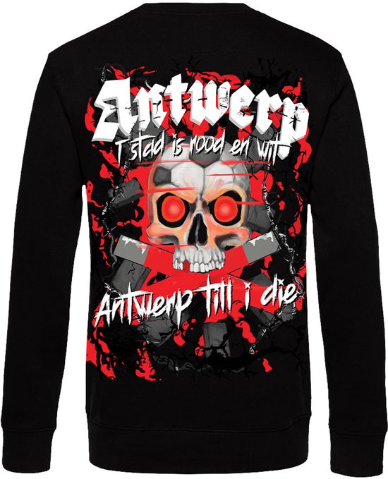 Antwerpen Trui - Antwerp - Heren - 2 kanten bedrukt - Hoodie