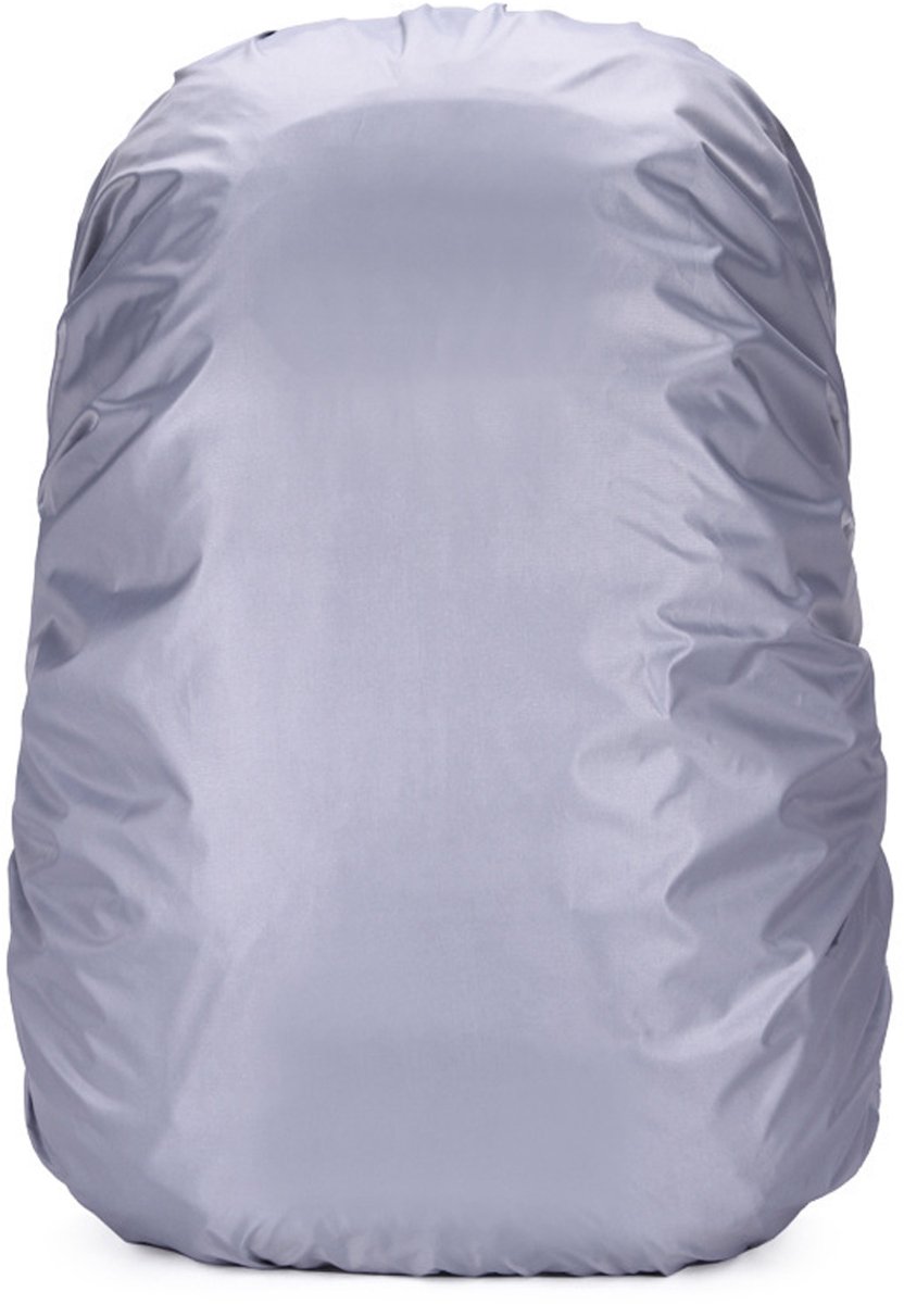 Rugzak Regenhoes Waterdicht - Reflecterende Strepen Rugtas Bescherming - Outdoor Wandelen Fietsen Regenbescherming - Zilver