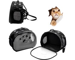 Katten Draagtas - Katten Tas - Kat hond draagtas - 44 x 34 x 28 cm - Zwart