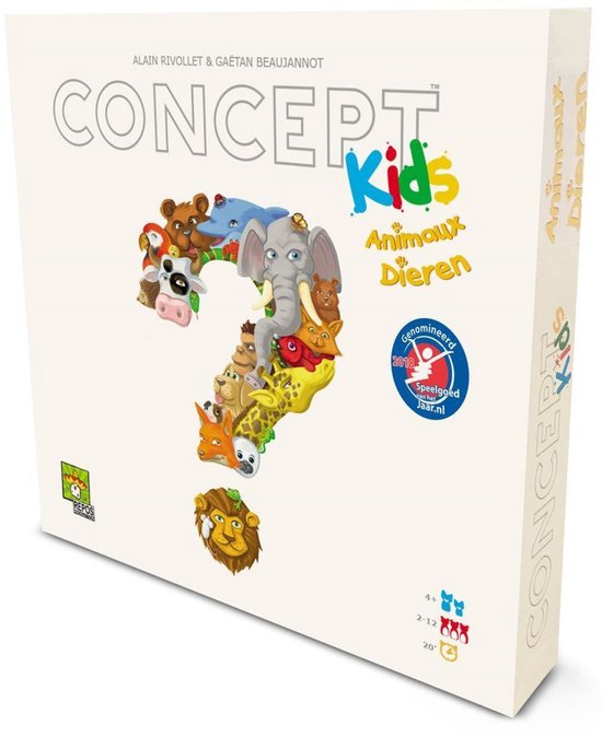 Repos Production Concept Kids Dieren - Educatief bordspel voor 4+ jaar