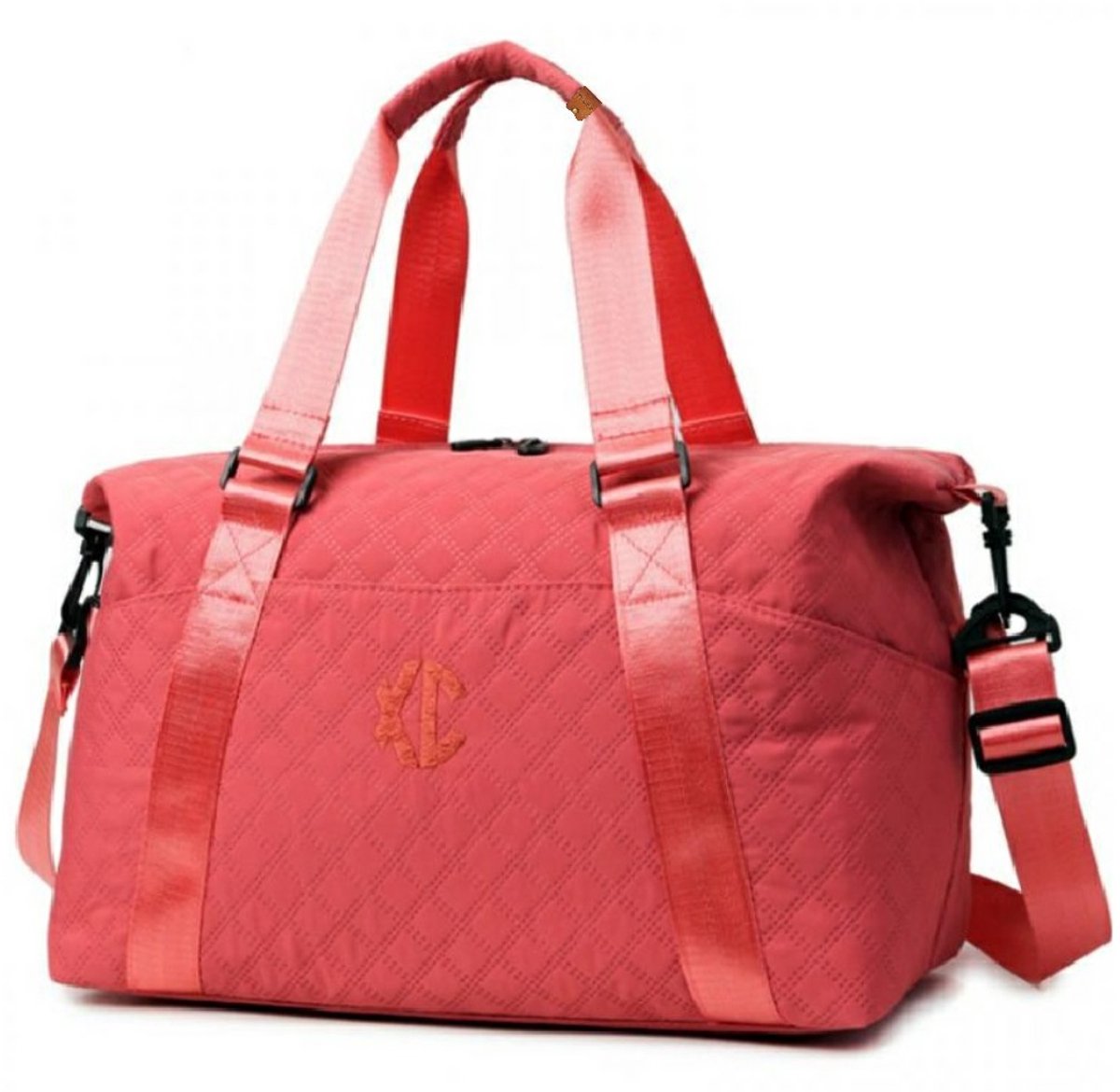 Sjtoer® Reistas Meloen Rood - vliegtuigtas - sporttas - Weekendtas - Handbagage vliegtuig - nat vak, grote capaciteit, waterdichte zwemtas - reizen, sport, fitness