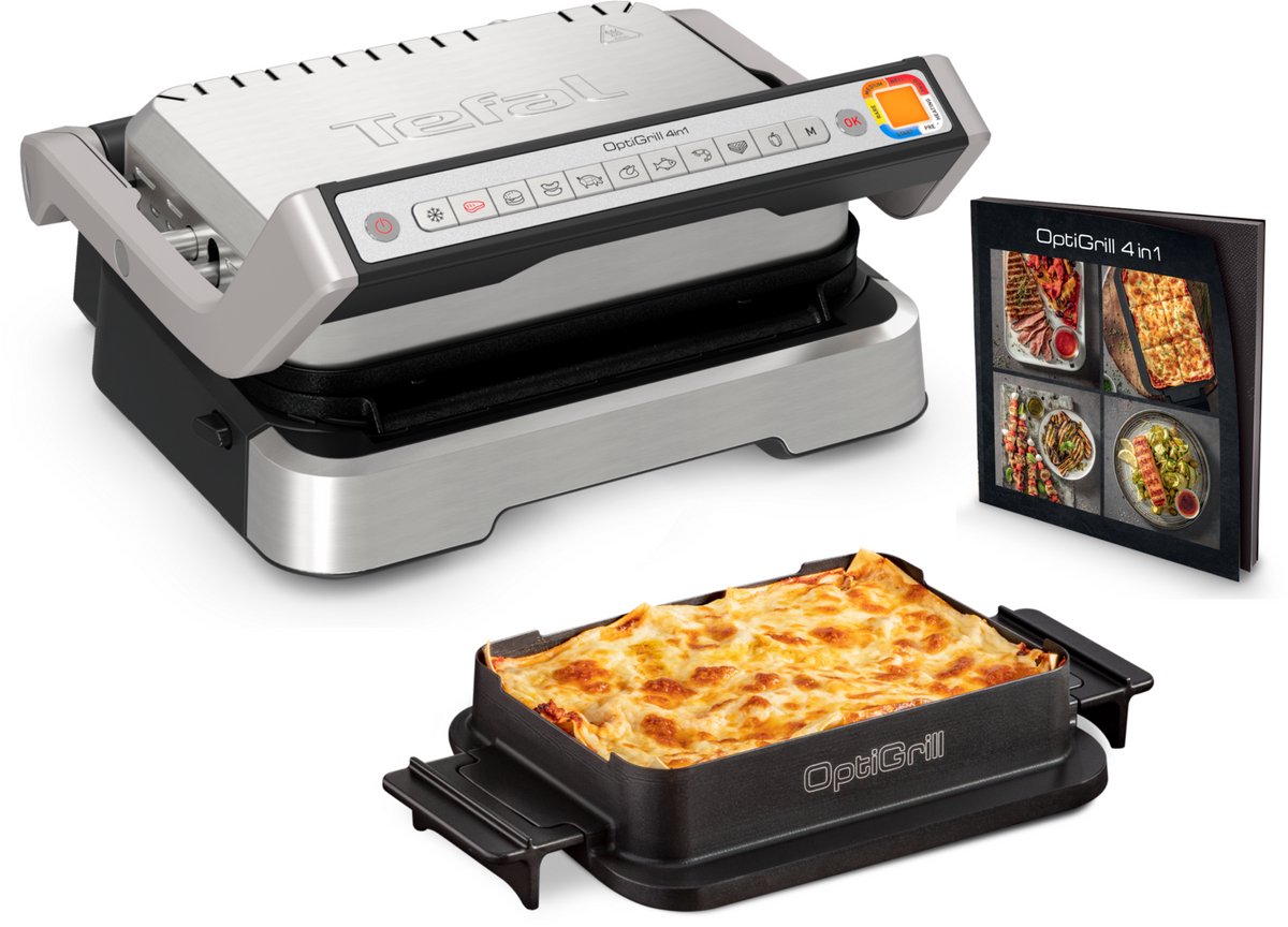 Tefal OptiGrill 4in1 GC774D - Contactgrill - Intelligent Grill