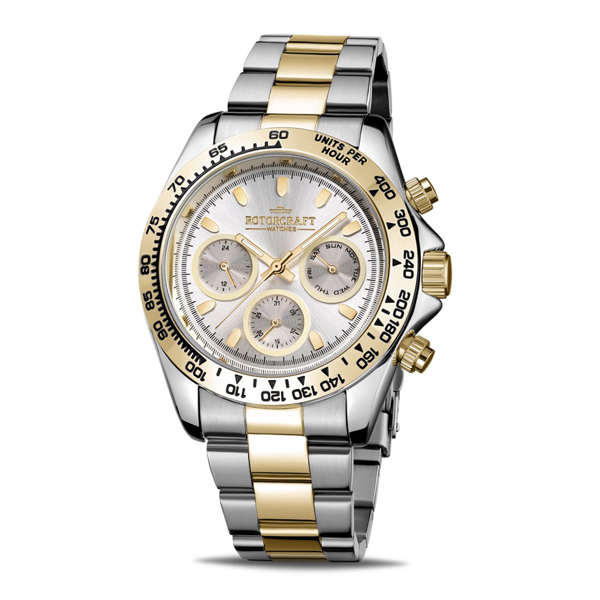 Rotorcraft - Heren Horloge Cargo - Goud