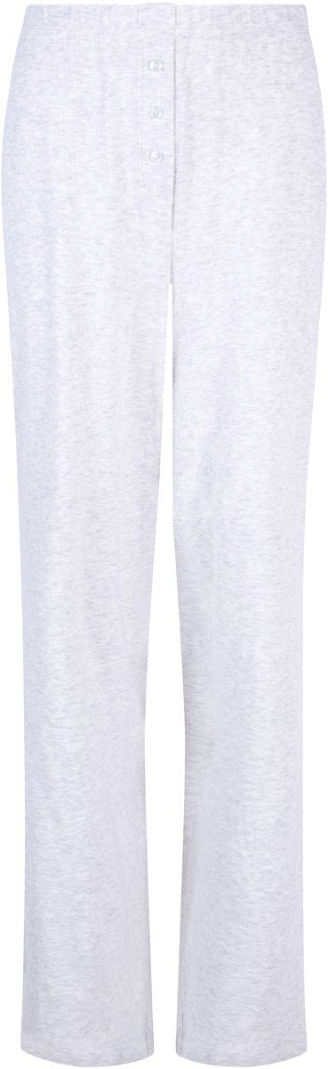 Hunkemöller Dames Nachtmode Pyjamabroek Pointelle - Grijs