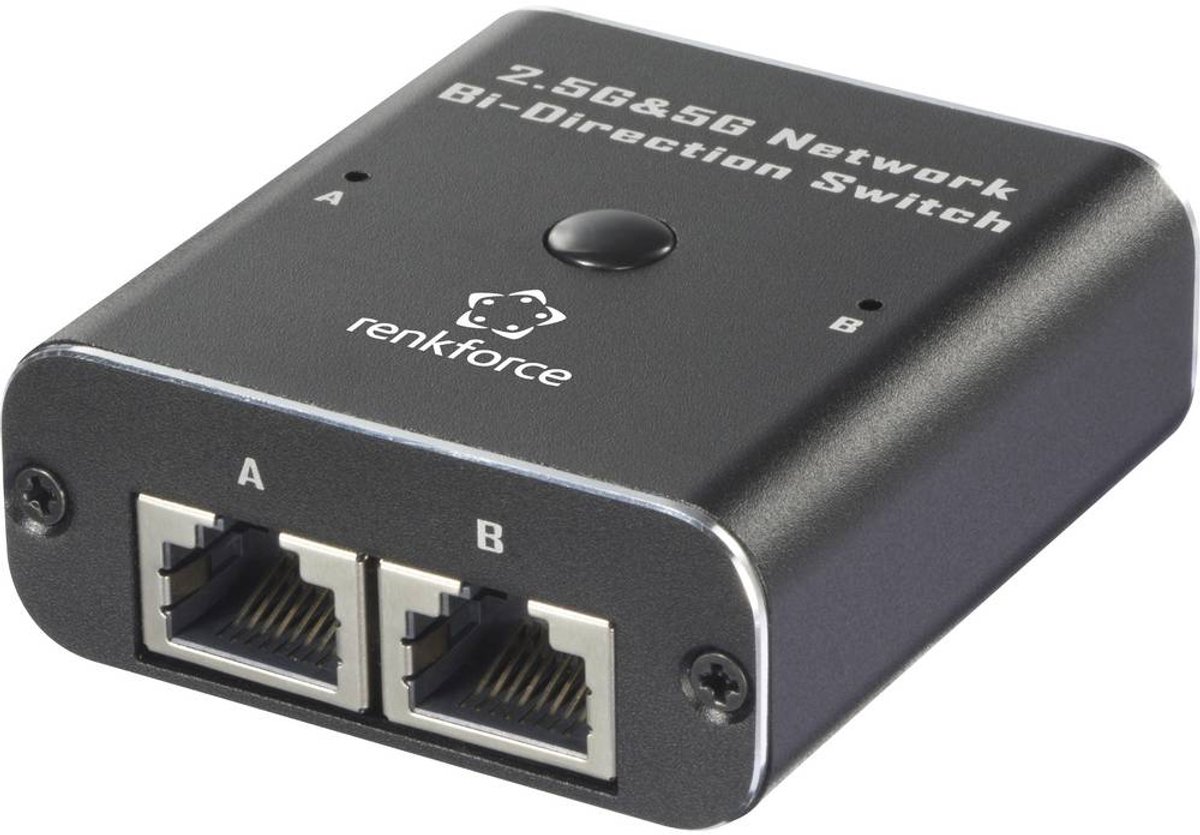 Renkforce RF-6736628 RF-EW-700 Netwerk switch RJ45 2 poorten 5 GBit/s USB-stroomverzorging
