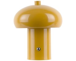 Leitmotiv Tafellamp Retro Seta Led - Geel - 12.5x12.5x15cm - Modern