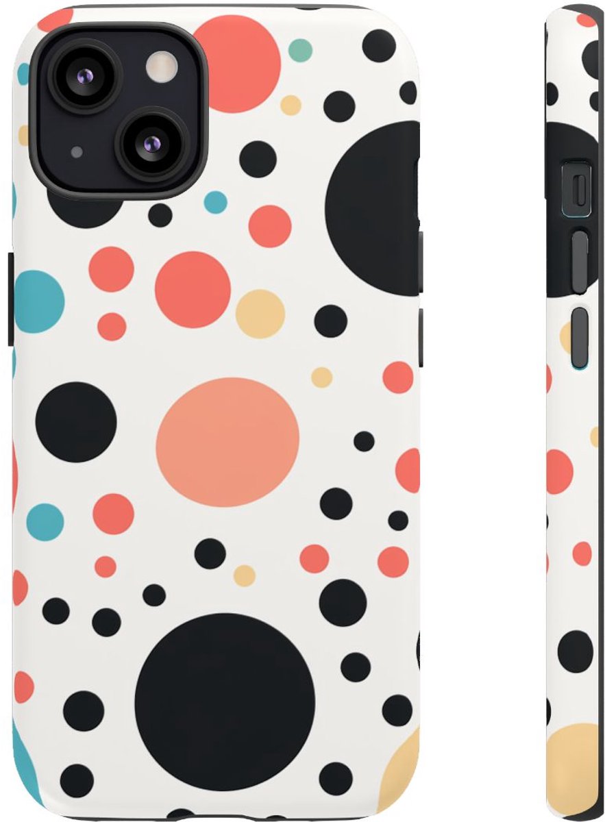 Vrolijk Stippenpatroon in Kleurrijk Design – Telefoonhoesje Geschikt voor iPhone 13
