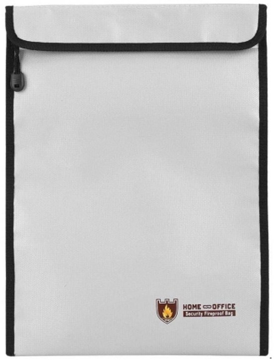 Scellé de documents résistant au feu et étanche pour espèces et objets de valeur - Silver Vertical