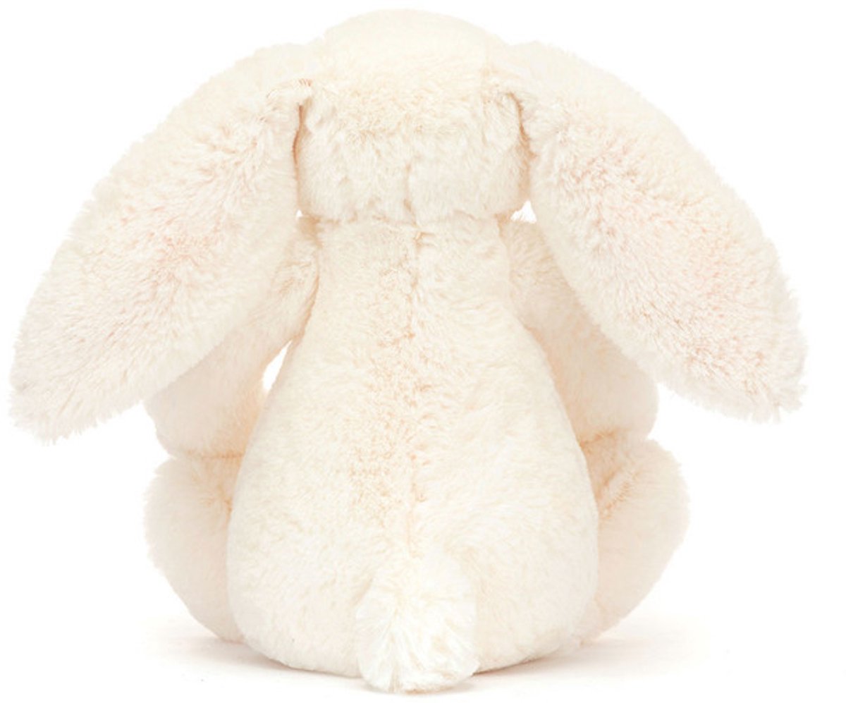 Jellycat Knuffels - Blossom Cream Bunny Berry - Konijn - Wit - Knuffel - 18 cm - Voor alle leeftijden — cadeau in Spellen & Speelgoed - foto 3