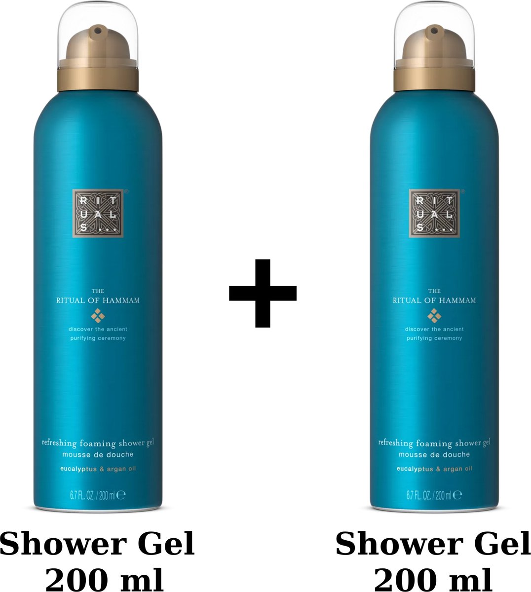 Rituals - Hammam - 2X Shower gel a 200 ml = 400 ml - Douchegels - Doucheschuim