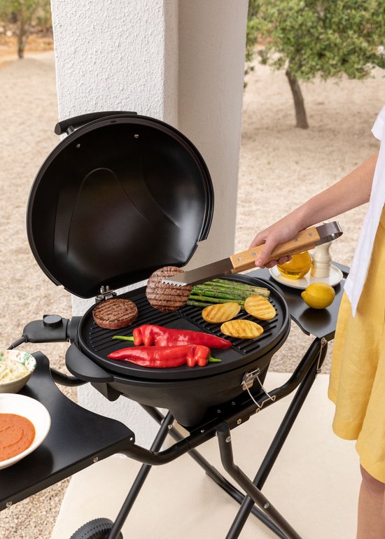 CREATE - Inklapbare elektrische barbecue met afneembare behuizing - BBQ SURFACE 2 IN 1 van CREATE — afbeelding 2