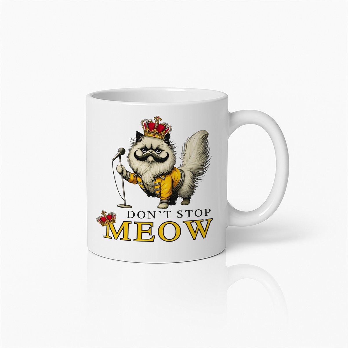 330ml Don’t Stop Meow Kat Mok Grappige Koningin Kat Koffiebeker