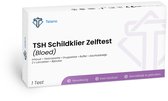 Telano TSH schildklier zelftest verpakking met een lijst met voordelen en inhoud.