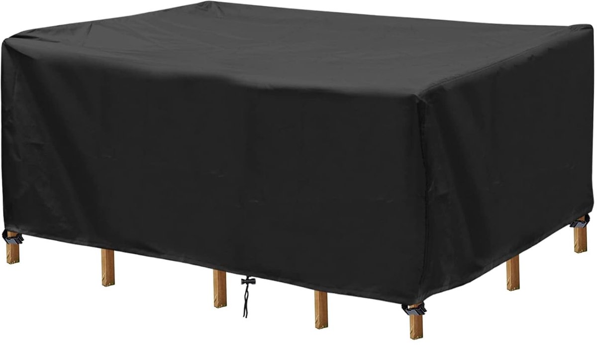 Rechthoekige tuinmeubelhoes - waterdicht en uv-bestendig - 1 stuk - 150x90x75 cm
